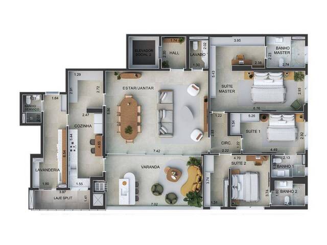 Apartamento para Venda em Cuiabá - 4